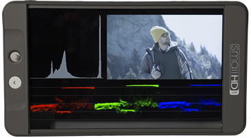 HISTOGRAM + SCALED IMAGE + RGB WAVEFORM