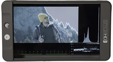 SCALED IMAGE + ZEBRA + AUDIO METERS + HISTOGRAM + WAVEFORM
